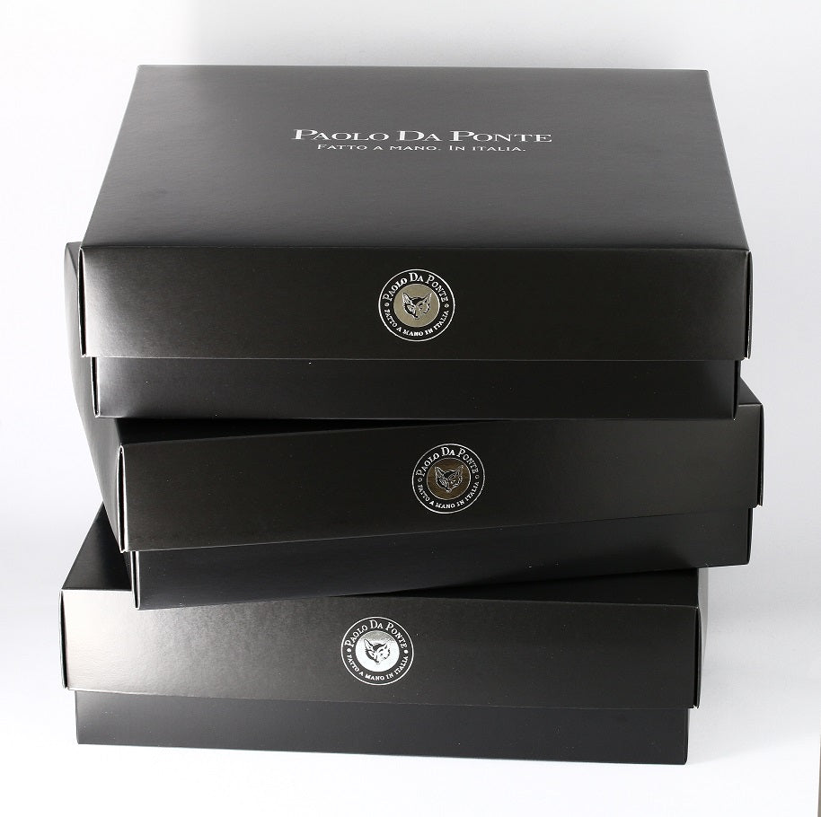 Paolo Da Ponte branded boxes