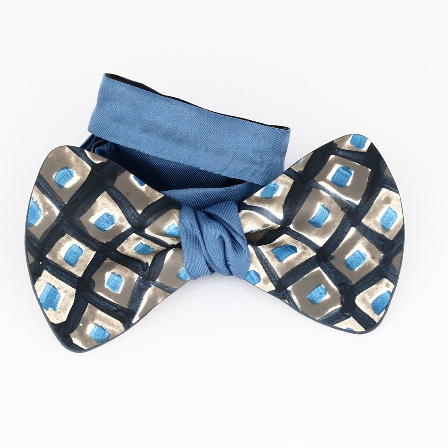 Classic Check Pattern bow tie
