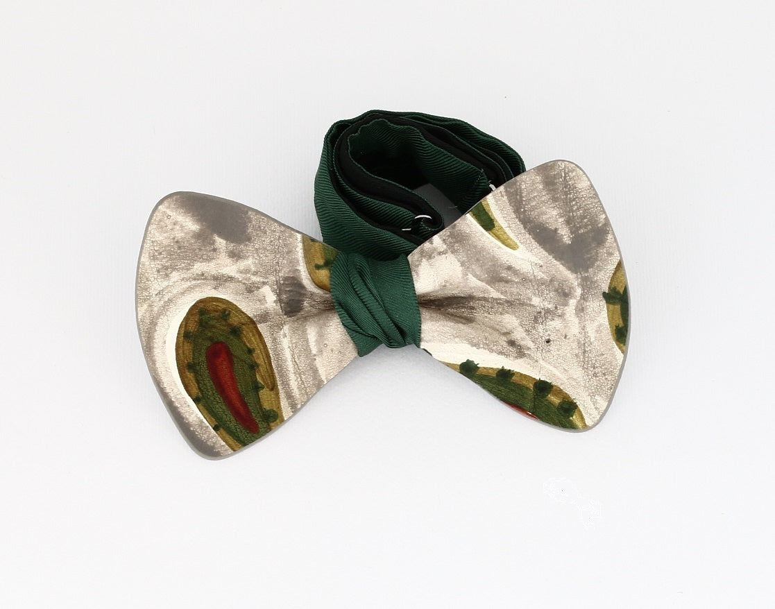 Paisley Leaf bow tie